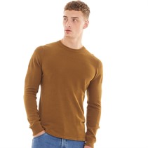 Nielsen Svane Pullover à col rond classique marin Homme marron