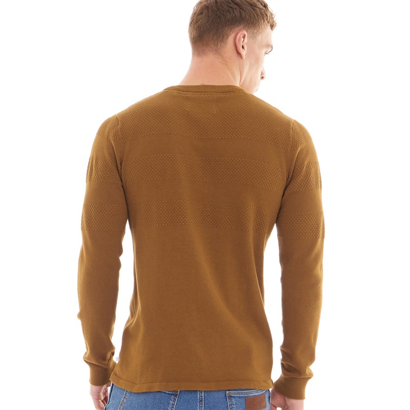 Nielsen Svane Pullover à col rond classique marin Homme marron