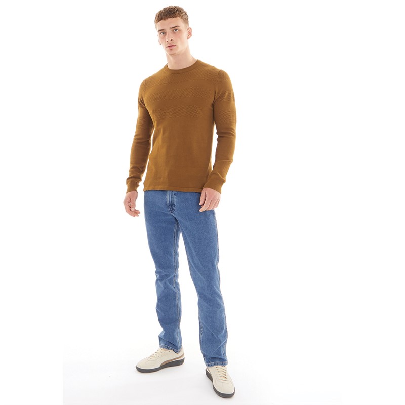 Nielsen Svane Pullover à col rond classique marin Homme marron