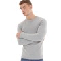 Nielsen Svane Sweater aus Baumwolle Herren Hafen Classic Rundhalsausschnitt Grau