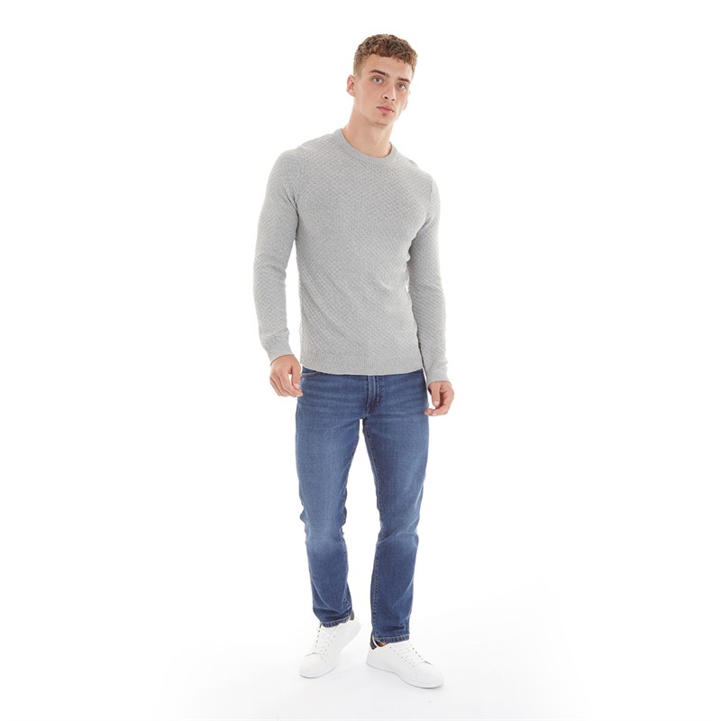 Nielsen Svane Heren Harbour Classic Crew Neck Trui Grijs