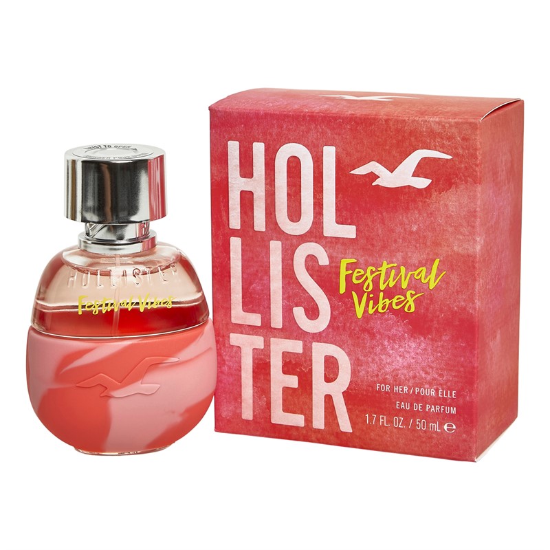 Hollister Womens Festival Vibes 50ml EDP Spray Multi