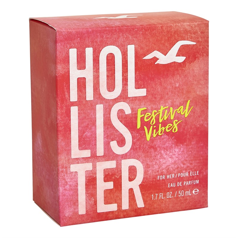 Hollister Womens Festival Vibes 50ml EDP Spray Multi