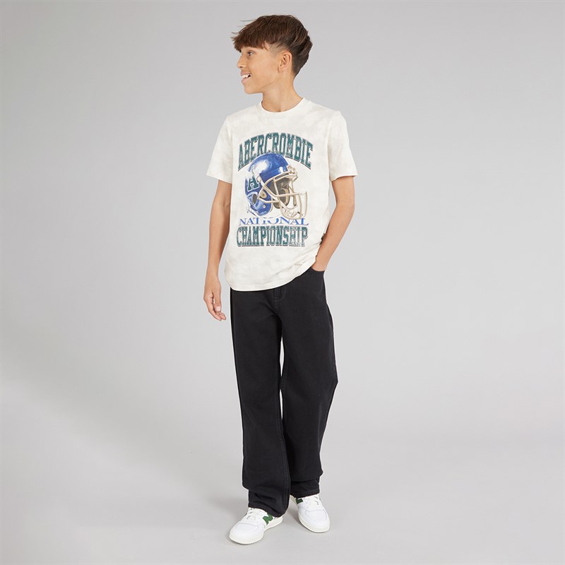 Abercrombie & Fitch Boys Championships T-Shirt Simply Taupe