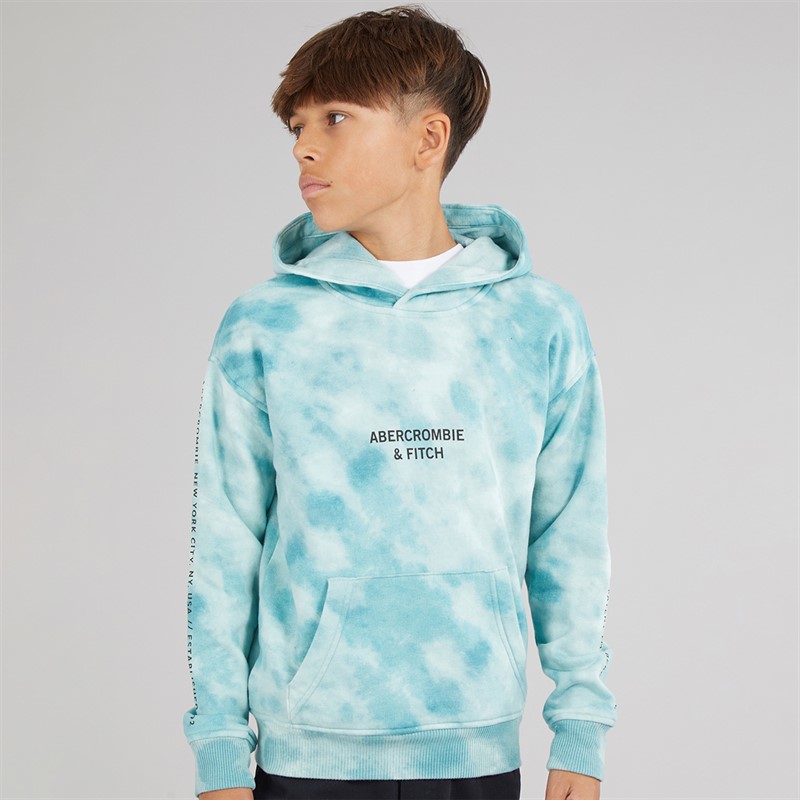 Abercrombie & Fitch Boys Essentials Hoodie Gray Mist