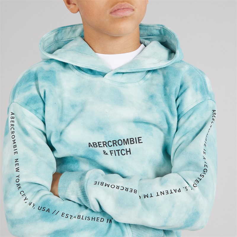 Abercrombie & Fitch Boys Essentials Hoodie Gray Mist