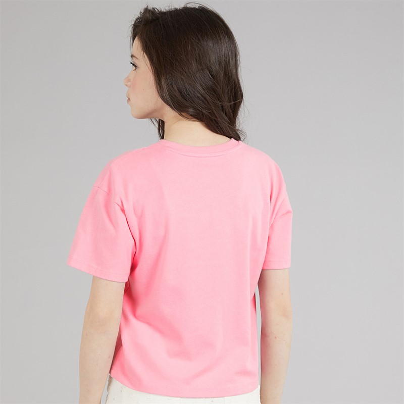 Abercrombie & Fitch Girls New York Crest T-Shirt Begonia Pink