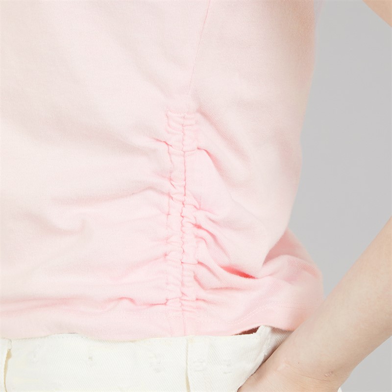 Abercrombie & Fitch Girls Laurel Heart T-Shirt Cradle Pink