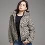 Abercrombie & Fitch Girls Midweight Puffer Jacket Anf Leopard