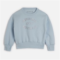 Abercrombie & Fitch Girls Rose Bouquet Sweatshirt Skyway