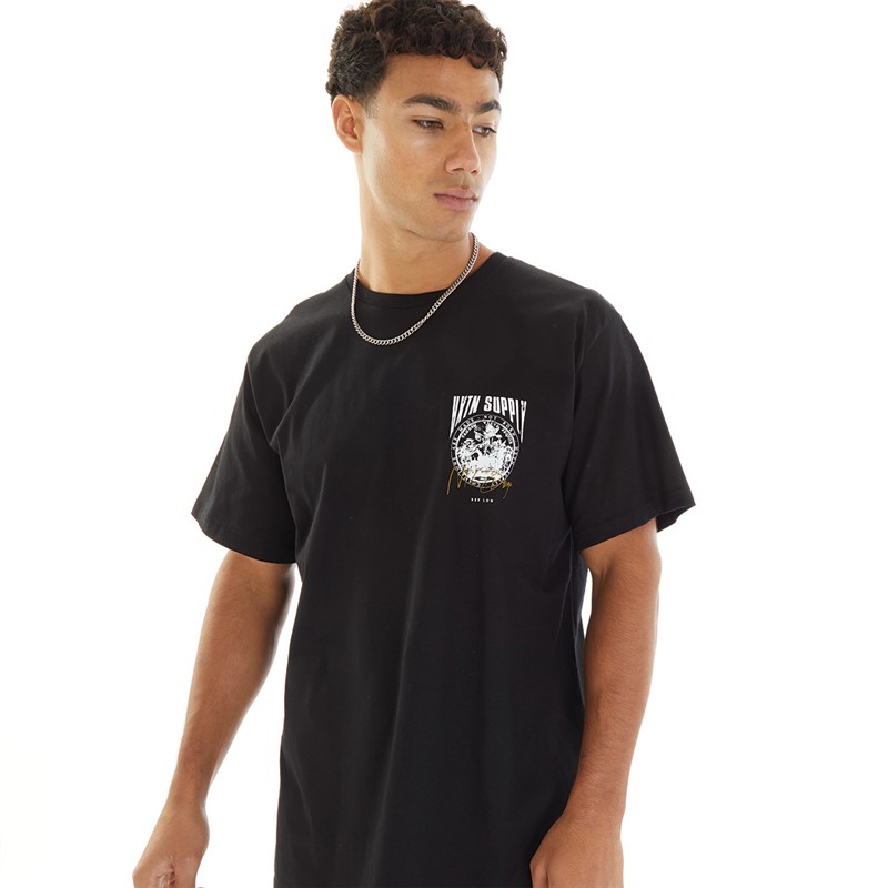 HXTN Supply Mens Sovereign T-Shirt Black