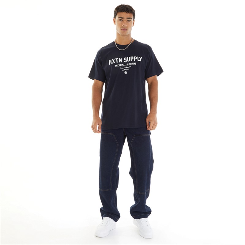 HXTN Supply Mens Concept T-Shirt Navy