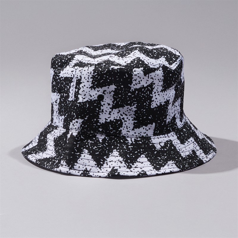 Spiral Mens Bucket Hat Ignite Black