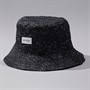 Spiral Mens Bucket Hat Black Speckles