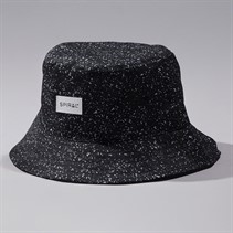 Spiral Mens Bucket Hat Black Speckles