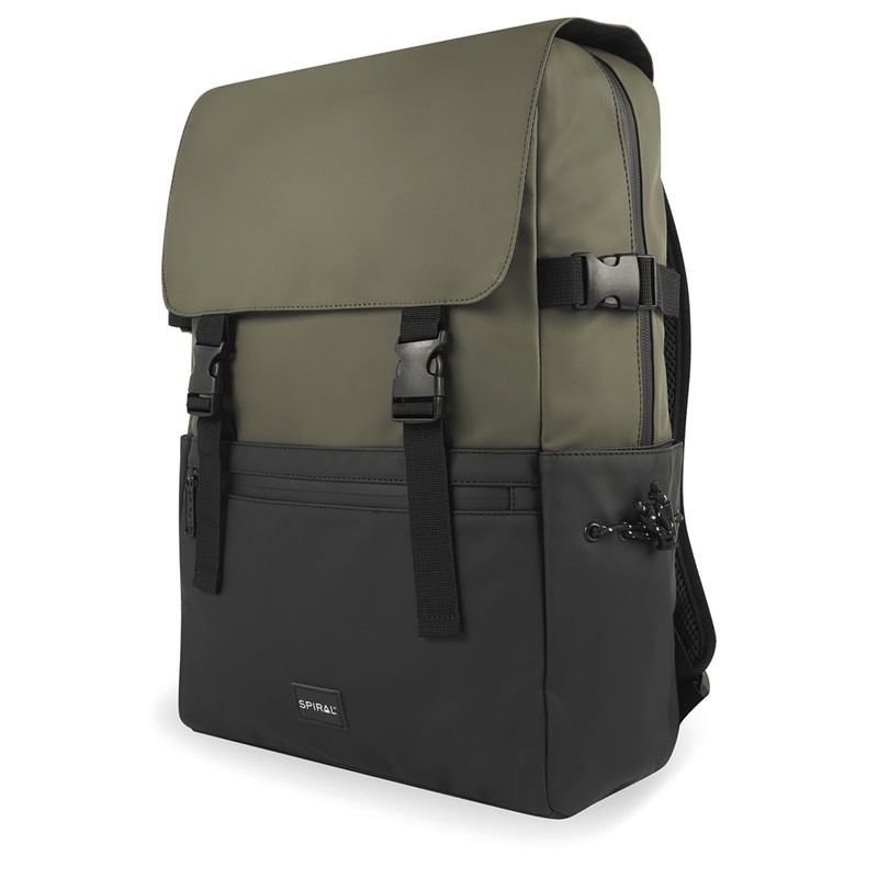 Spiral Mens Explorer Backpack Olive/Black