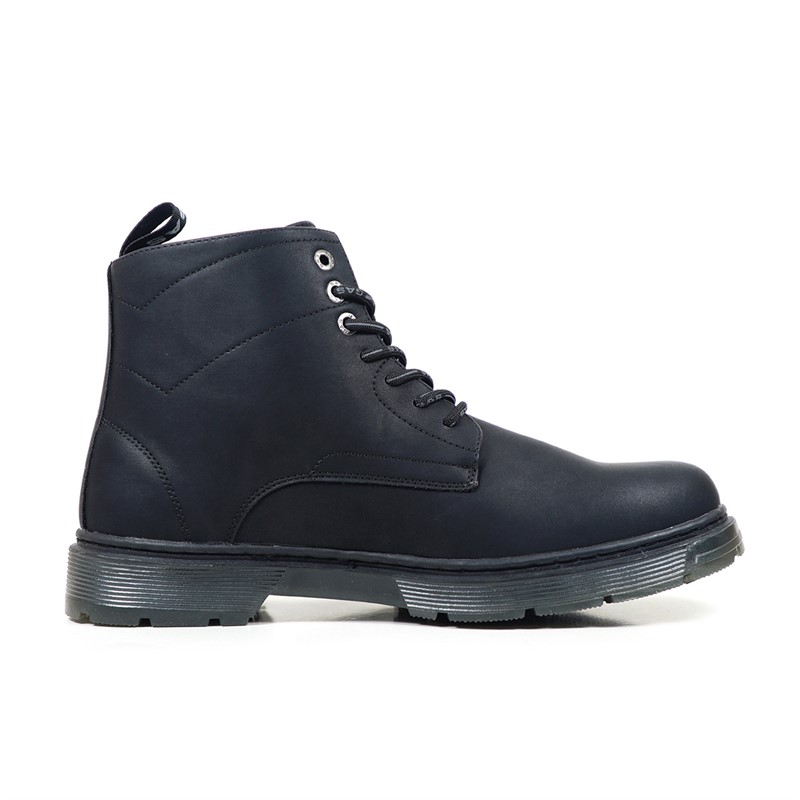 GAS Herren Stiefel Total Black