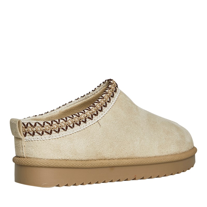 KRUSH Womens Aztec Mules Ecru