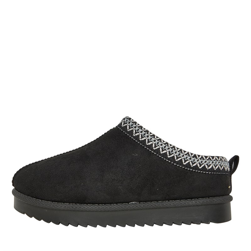 KRUSH Womens Aztec Mules Black