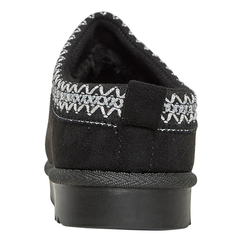 KRUSH Womens Aztec Mules Black