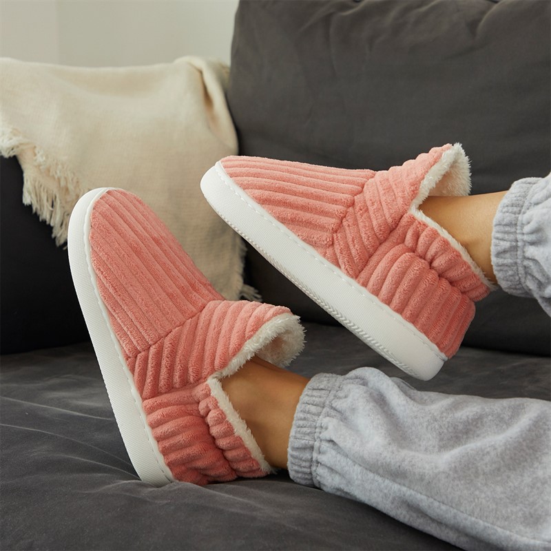 KRUSH Womens Cosy Puffi Slippers Pink