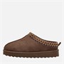 KRUSH Womens Aztec Mule Slippers Brown