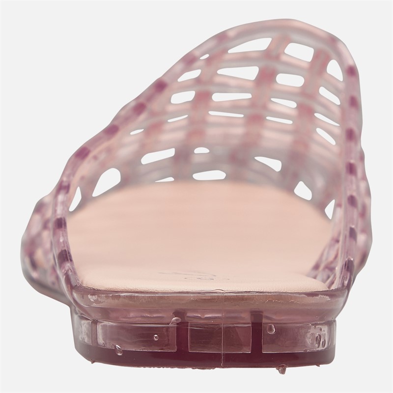 KRUSH Womens Jelly Mule Sandals Pink