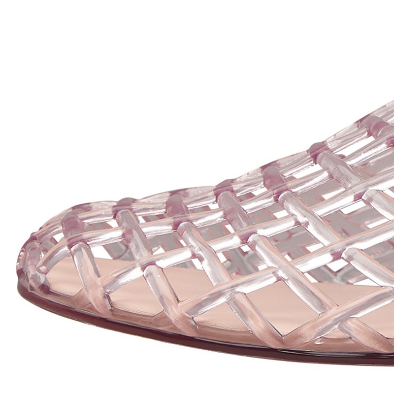 KRUSH Womens Jelly Mule Sandals Pink