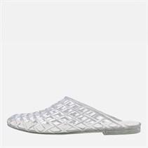 KRUSH Womens Jelly Mule Sandals Clear