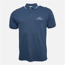 Scotch & Soda Mens Pique Short Sleeve Polo Navy