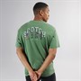 Scotch & Soda Mens Short Sleeve Graphic T-Shirt Medium Green