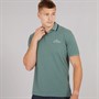 Scotch & Soda Mens Pique Short Sleeve Polo Shirt Khaki Green