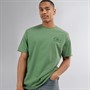 Scotch & Soda Mens Short Sleeve Roll Neck T-Shirt Medium Green