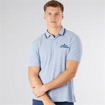 Scotch & Soda Heren Pique Polo Sky / Pewter