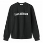 Han KJØBENHAVN Sweatshirt mit Logo Schwarz Herren