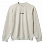 Han KJØBENHAVN Herre Logo skrifttype Sweatshirt Grå Melange