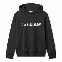 Han KJØBENHAVN Herre Logo Hoodie Sort