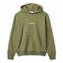 Han KJØBENHAVN Herre Logo Font Regulær Hoodie Hærgrøn