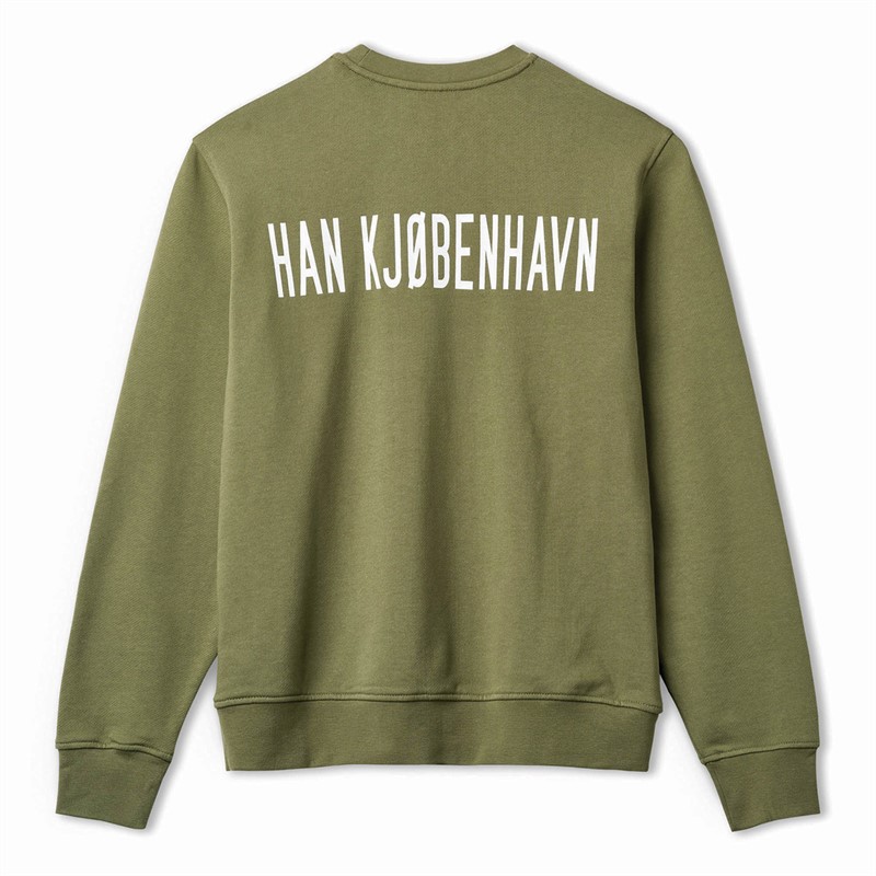 Han KJØBENHAVN Sweatshirts Logo Font Homme Vert