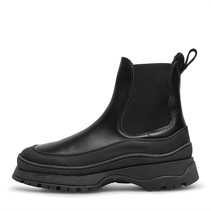 LÄST Bottes de Randonnée Femme à cheville noires