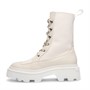 LÄST Damen Caroline Stiefel mit Lederfutter Creme