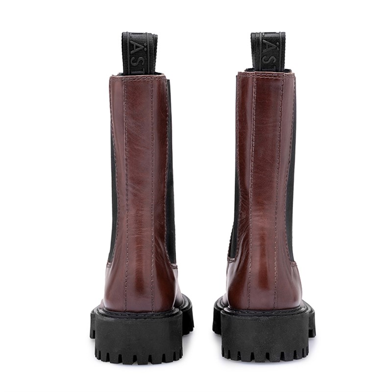 LÄST Damen Angie Chelsea Stiefel Dark Brown