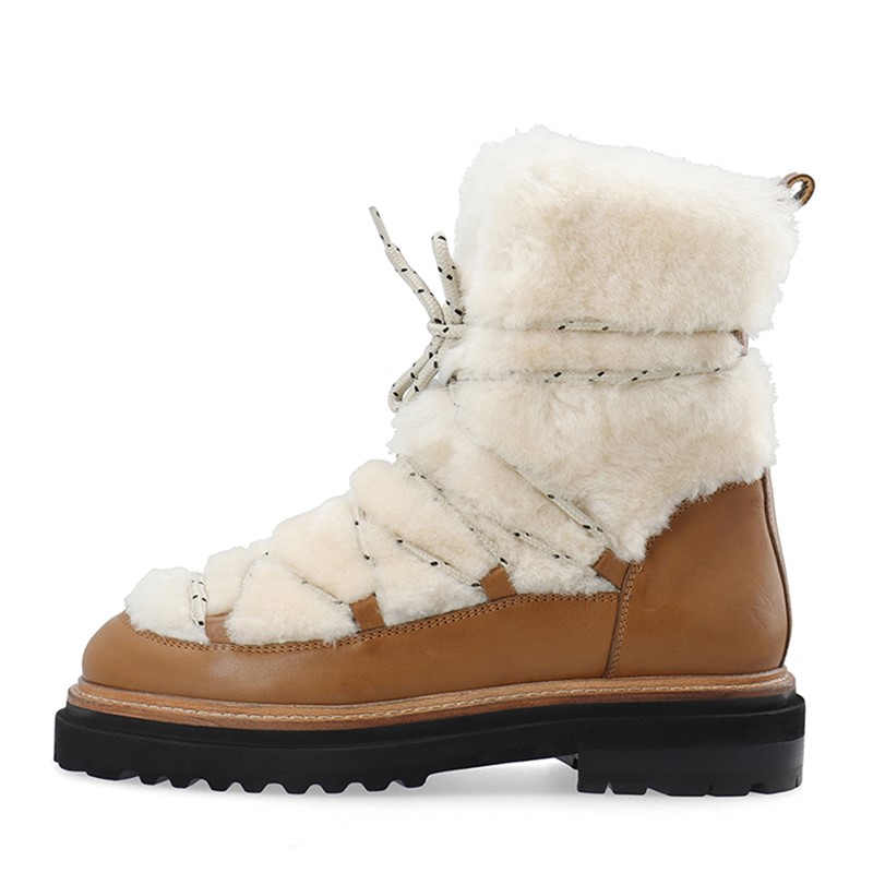 LÄST Damen Sandra Schneestiefel Off White