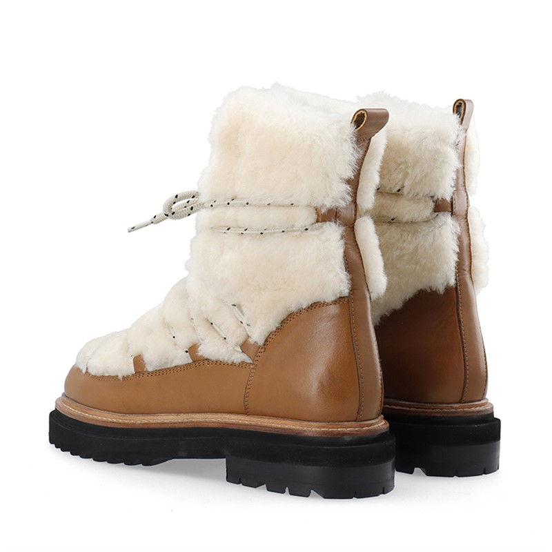 LÄST Damen Sandra Schneestiefel Off White