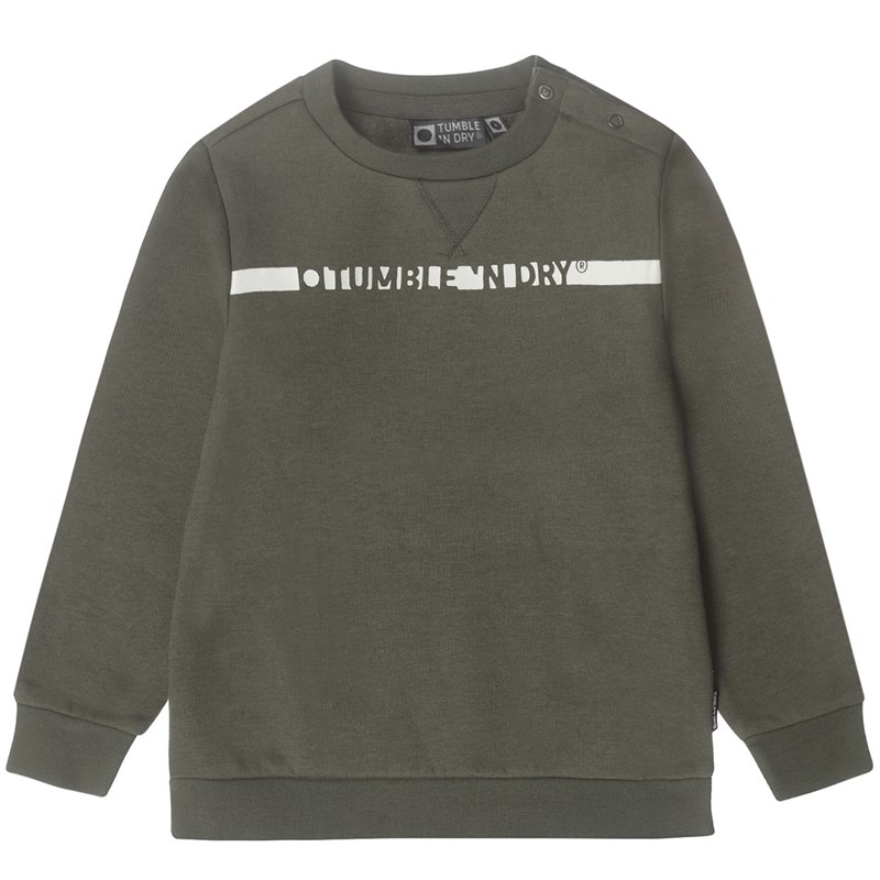 Tumble 'N Dry Jongens Finn Sweatshirt Olijf Nacht