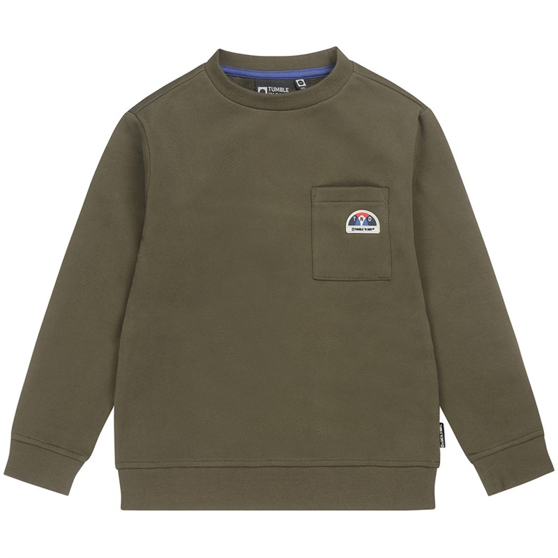 Tumble 'N Dry Jongens Taco Sweatshirt Olijf Nacht