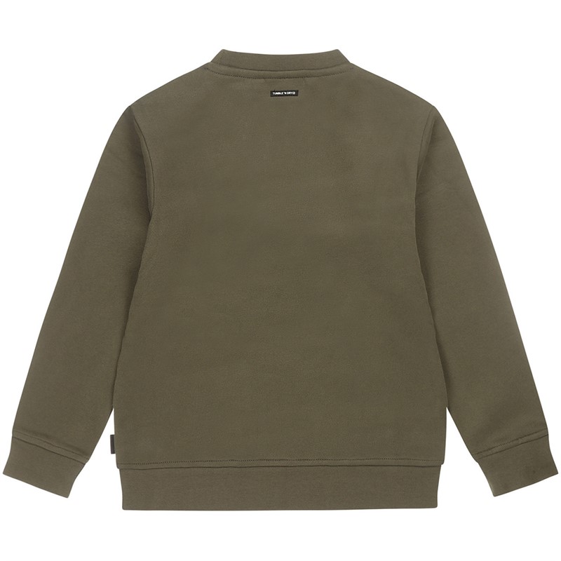 Tumble 'N Dry Jongens Taco Sweatshirt Olijf Nacht