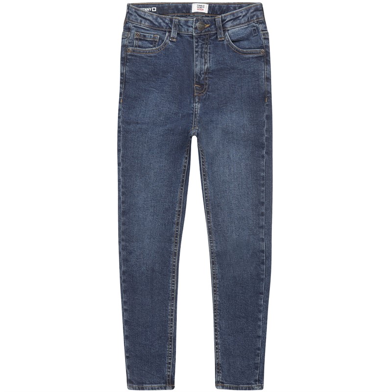 Tumble 'N Dry Jeans skinny Jessica en denim moyen délavé stonewash fille