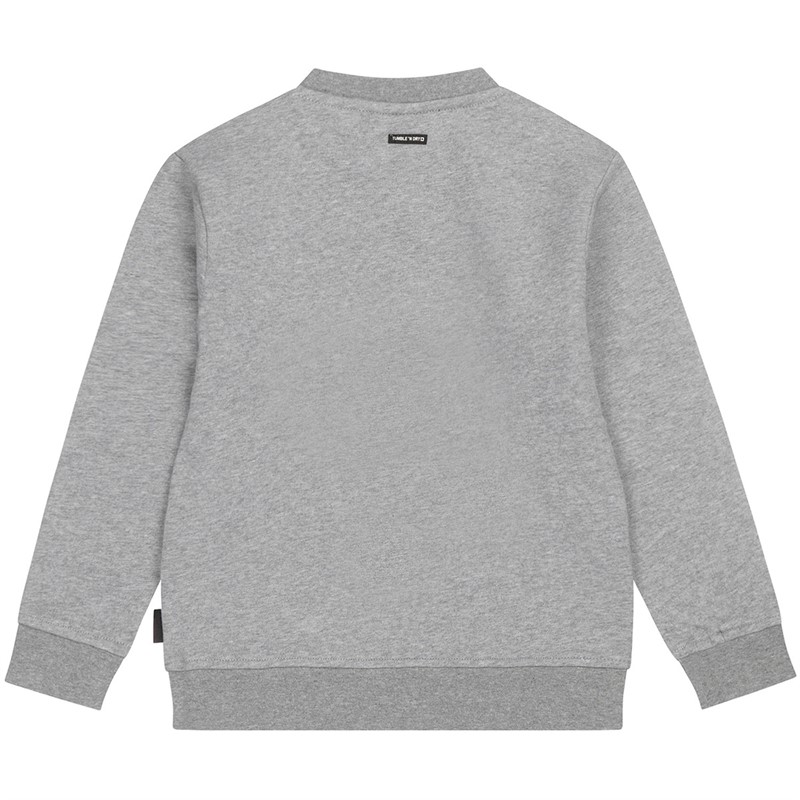 Tumble 'N Dry Jongens Taco Sweatshirt Grijze Melange