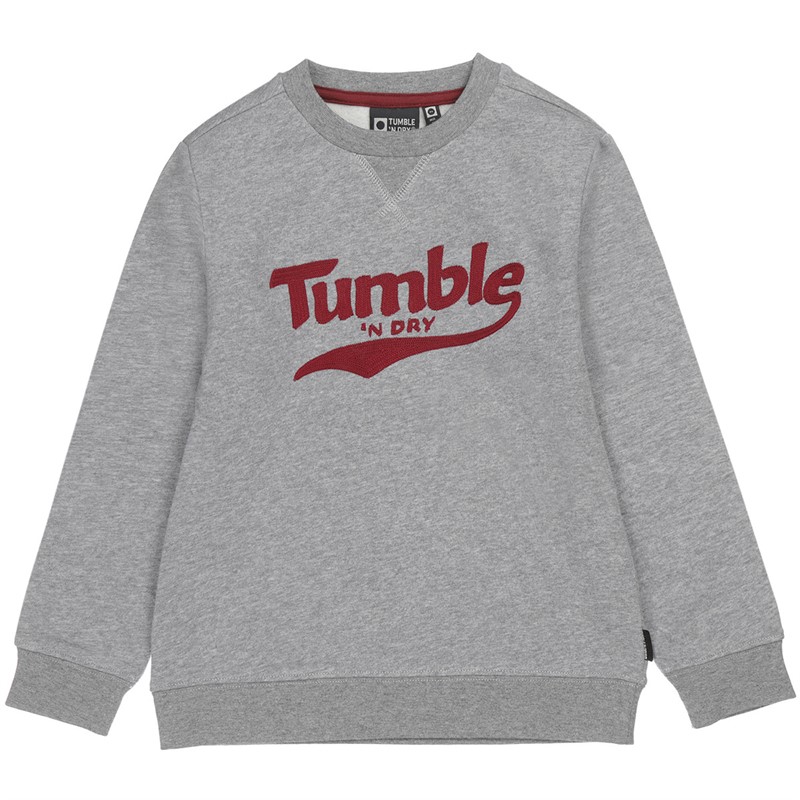 Tumble 'N Dry Jongens Tom Sweatshirt Grijs Melange